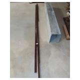 WOOD MOLDING AND LARGE STACK OF WOOD LABELED F W/