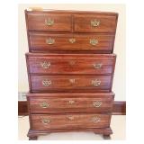 THOMASVILLE STEP BACK CHEST ON CHEST BRASS