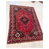 HANDMADE AREA  RUG GOOD COLOR NO DAMAGE