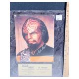 STAR TREK LT. WORF AUTOGRAPHED LIMITED EDITION