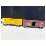 LIONEL TRAIN CARS #6656 & #65400 PENNSYLVANIA CAR