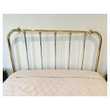 BRASS BED 52" H W/ FRAME