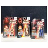 STAR WARS EPISODE 1 FIGURINES X3