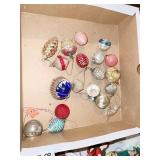 SM. ANTIQUE CHRISTMAS ORNAMENTS