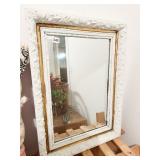 22" X 30" WOOD PAINTED MIRROR