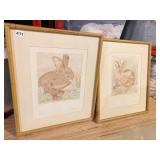 BUNNY II 133/330 SIGNED MARY DINKINS LR MATTED