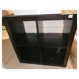 CUBE ORGANIZER BLACK FINISH IKEA 31"W X 15.25D X