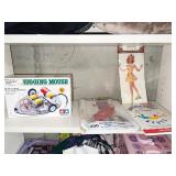 CHUGGING MOUSE IN BOX, MAGIC BOOK, JUGGLING