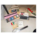 WATER CRAYONS, OILS, PASTELS, ETC.