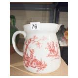 PORCELAIN PITCHER ALUMINITE FRUGIER LIMOGES