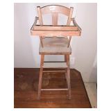 DOLL WOOD HIGHCHAIR