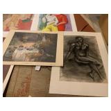 HENRY HISST NUDE PRINT READY TO FRAME PICASO