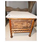 HAND PAINTED 24" H X 14" SQUARE STICK AND BALL