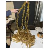 GOLD LEAVES AND BEADED HEAVY GARLAND