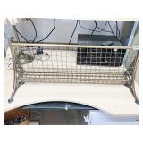 BRASS SHELF ANTIQUE 34" W X 13" D