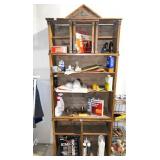 UNIQUE PINE SHELF 78.5"H X 32" W X 11.5" D
