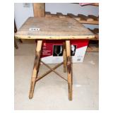 BAMBOO SIDE TABLE 10" SQ. X 15" H