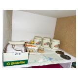 BABY SHOES, CANISTER SET