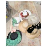 HATS INCL. BEE TRIM, FEATHER TRIM ETC.