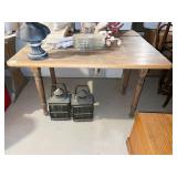 DROP SIDE TABLE 19: W X 42" W X 28" H - TWO 9"