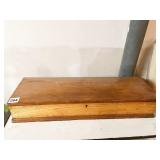 HINGE PINE BOX 23" X 7.5" D X 4" H