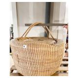 CHEST W/ IRON HANDLES, DOVETAILED W/ IRON