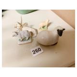 PORCELAIN LAMP, SHEET, ETC.