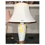 LUSTER LAMP W/ SHADE 20" H