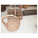 12 SECTION LARGE BASKET, LONG WINDOW BASKET 24" L