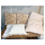 LACE OPEN DESIGN PILLOW AND OTHERS