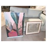 PEGGY HOPPER WATERCOLOR FRAMED 21" X 34.5"