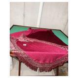 BEAUTIFUL BURGUNDY SHAWL
