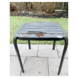 METAL SIDE TABLE