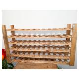 HOMEMADE WINE RACK 60" L X 13.5" D X 31" H