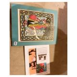 TWO HORSES BY GABRIELLA DENTON 11.5" X 14" & LADY