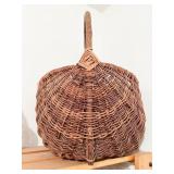 TWIG BASKET AND COVERED DOME BASKET