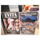 PALACE THEATRE, EVITA, SINGING IN THE RAIN FRAMED