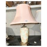 LUSTER LAMP W/ SHADE 20" H