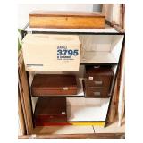 BOOKSHELF WOOD 32" W X 11" D X 42" H