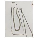 STERLING NECKLACES 1.340 OZT