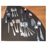 ASSORTED FLATWARE PLATED