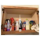 CLEANING PRODUCTS, OILS, ETC.