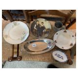NORMAN ROCKWELL PLATE, BREAD PLATE