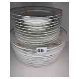 LIMOGES PLATES 2 SIZES 10 EACH