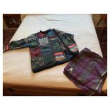 WOOL BLANKET, WINTER SWEATER, ESPECIALLY HANDMADE