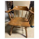 ETHAN ALLEN MAPLE CHAIRS SEE SM. PC. MISSING ON