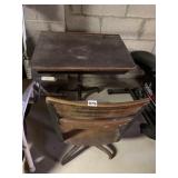 ANTIQUE SCHOOL DESK LIFT TOP