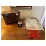 ULTIMATE CLOTHES, HAND PAINTED BASKET BAG