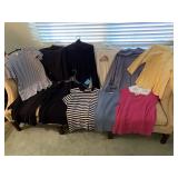 TURTLENECKS, STRIPPED SHIRTS, ETC. 10 PC