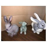THREE BUNNY RABBITS